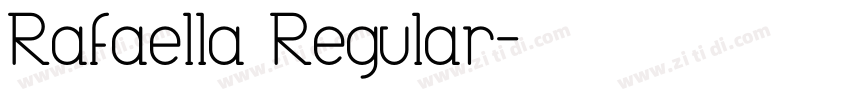 Rafaella Regular字体转换